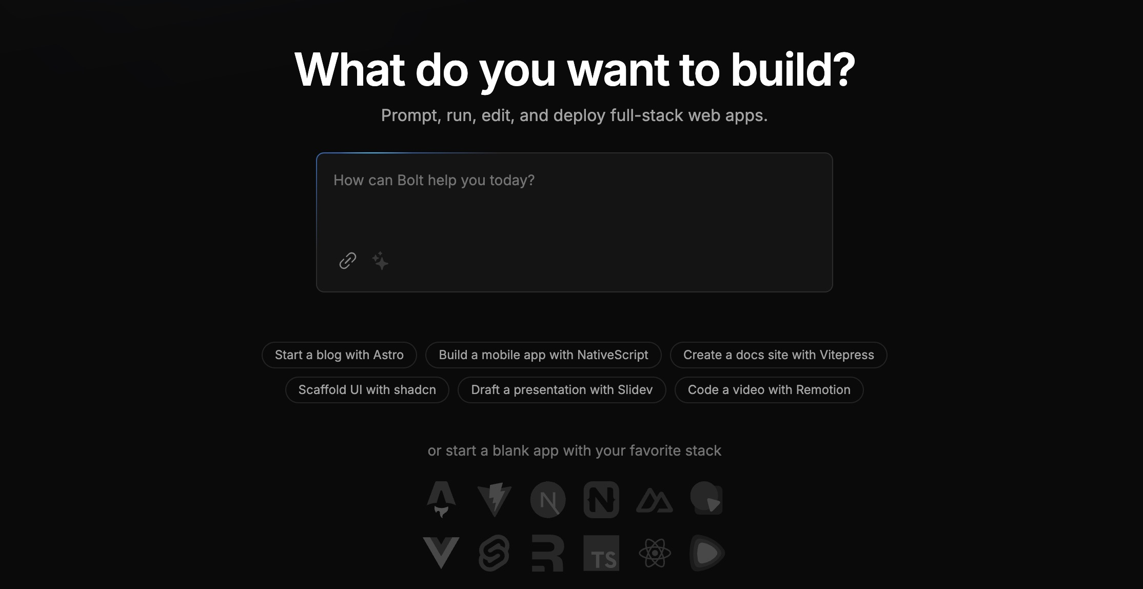 Bolt.new:Al帮你自动写代码,自动运行并自动部署 而且全部在浏览器中完成插图 Bolt.new:Al帮你自动写代码,自动运行并自动部署 而且全部在浏览器中完成